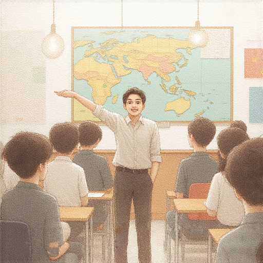 預約外籍老師的學生在課堂上學習英文，展現多元文化的交流與互動，學生專心聆聽老師的教導，開啟英文學習之旅，體驗不同文化的魅力。