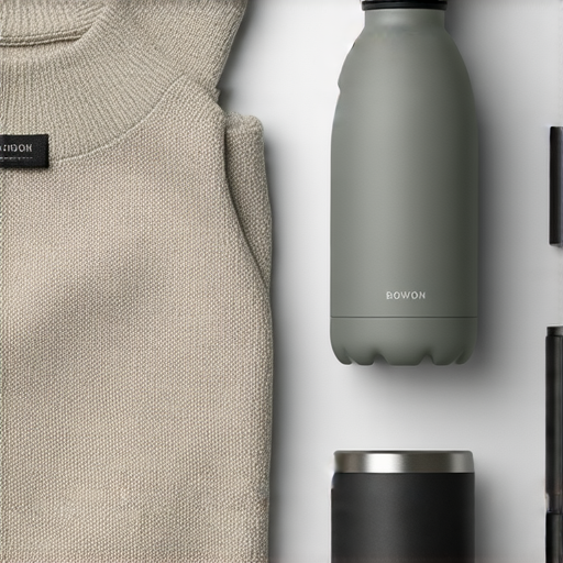 毛衣和水瓶並排展示，代表日常物品的多樣性和背後的科技秘密，揭示生活中不為人知的設計與功能，強調日常物品的重要性和創新。