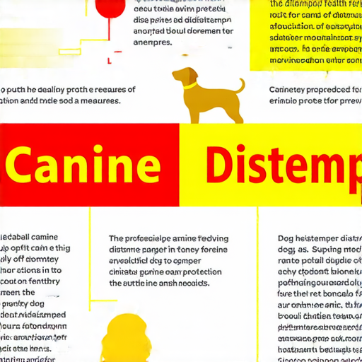 揭開狗瘟的真相，圖片中顯示危險徵兆與防範措施，提醒狗主人注意犬隻健康，並以英文提升相關知識，強調狗瘟防護的重要性。