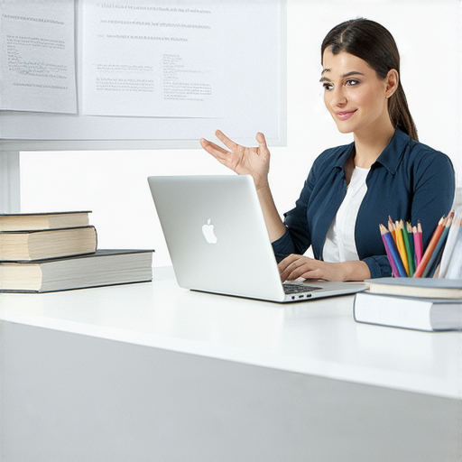 破解软件著作权和外籍英文教師一對一教學提升英語能力的主題圖片，展示學習者與教師互動的場景，強調合法使用及提升技巧的重要性。