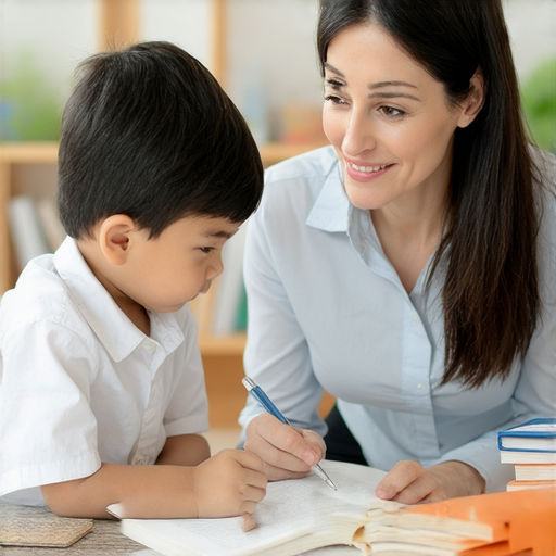 外籍老師一對一英語教學，學生專注於互動學習，突破語言障礙，提升口說能力，教室環境明亮舒適，彰顯學習英語的魅力，值得立即體驗。