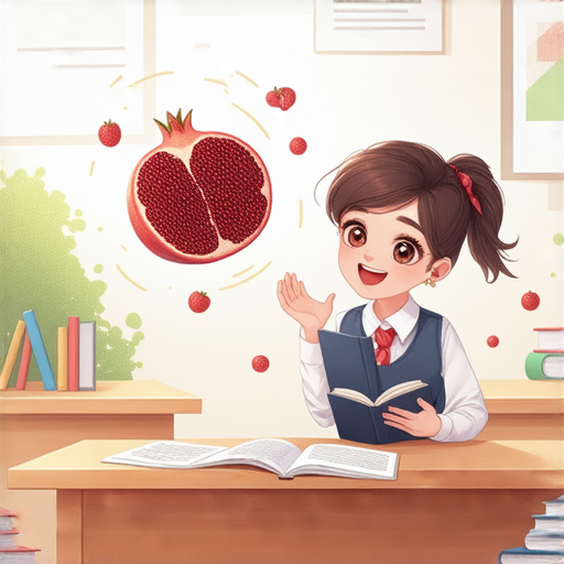 紅石榴與外籍老師一對一學習英語，展示學習場景與教材，強調有效提升英語能力的秘訣，適合各類求學者的學習方法，讓學生快速進步。