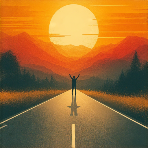 意外變成成功秘訣的圖片，展示個人在感染力與意識下成就卓越人生的過程，表達自我成長及啟發，突顯成功的關鍵要素與積極心態。