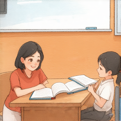 揭開針刺英語的秘密，展示一對一外籍老師教學場景，學生與老師互動，專注學習英語，提升語言能力，營造輕鬆愉快的學習氛圍，立即體驗專業教學效果。