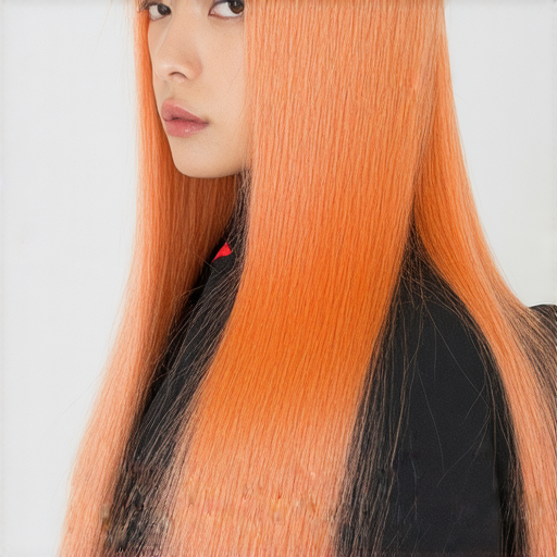 札幌校園時尚，木瓜染髮示範，展現獨特材料運用，模特兒搭配流行服飾，傳遞新潮流風格，吸引目光的時尚造型，探索未婚妻風格與染髮創意。