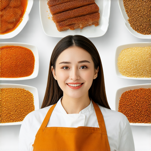 探索肉鬆的美味秘密，外籍英文老師在教學中幫助學生流利表達，圖片中展示各種口味肉鬆，搭配美麗的菜品，彰顯肉鬆的多樣性與美味。