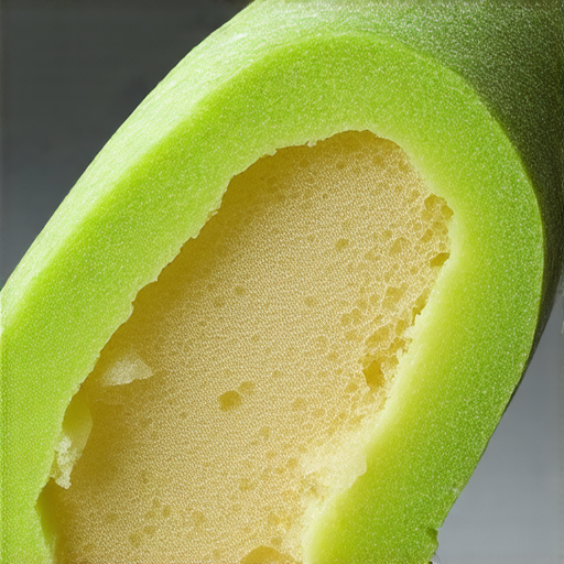 揭秘絲瓜的健康益處，圖片展示絲瓜的外觀與切開後的鮮嫩內部，強調其營養價值及多種健康祕寶，學會用英文介紹及分享這些知識。