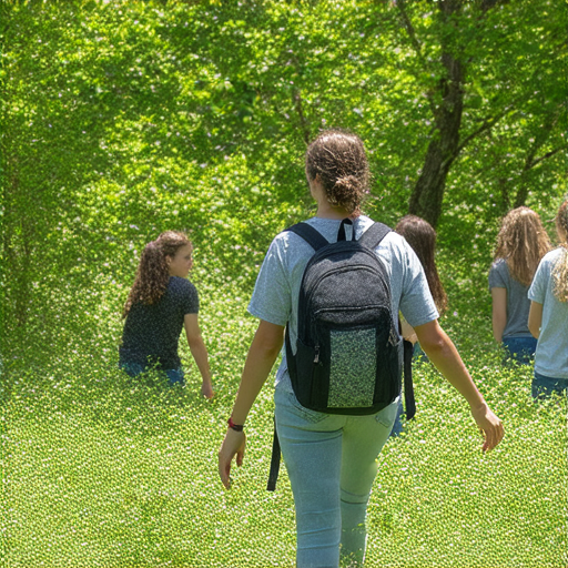 外籍老師帶領學生探索灰熊山谷，學生們在自然中學習英文，享受戶外活動，增進語言能力，探索自然與文化的奧秘，培養語言技能，提升學習興趣。