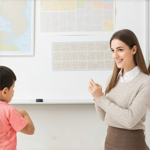 外籍老師一對一教學場景，學生與老師互動，展現輕鬆學習英語的氛圍，打破玻璃心，讓英語學習變得不再難。