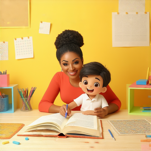 益智遊戲提升英文能力的過程中，學員正在與外籍老師進行一對一教學，展現互動學習的情境，旁邊有各種英文遊戲工具，營造輕鬆愉快的學習氛圍。