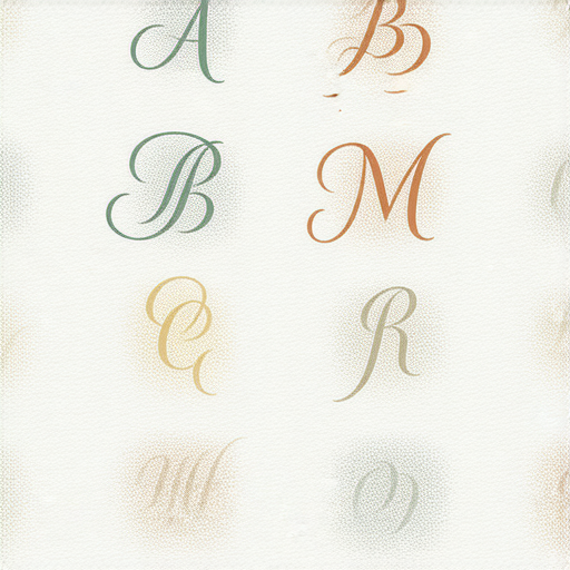 探索草書之美的插畫，展示26個字母的書法魅力，每個字母背後都有獨特的故事，吸引人深入了解草書藝術，讓人愛上每一筆的奇妙之處。