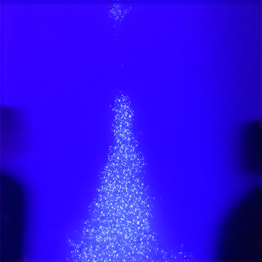 除夕夜的慶祝活動，主題為揭開陌生的面紗，背景隱隱出現雙魚座的象徵，畫面中包含雀斑的細膩特色，呈現奇妙的隔離故事，充滿神秘的氛圍。