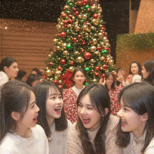 聖誕佳音活動中，學生與外籍老師互動學習英語，歡樂的場景充滿假日氣氛，歡度聖誕佳節，讓學習充滿驚喜與樂趣。