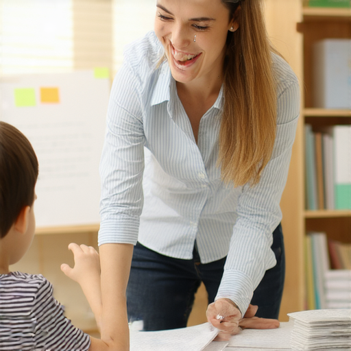 外籍英文老師與學生一對一教學情景，老師專注指導，學生積極參與，提升語言技能，探索學習魅力，背景顯示舒適的教學環境，富有互動性。