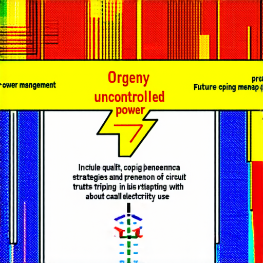 電力失控情境示意圖，顯示跳制現象及其影響，強調未來應對技巧與真相，幫助讀者理解電力管理的重要性與防範措施，提升安全意識。
