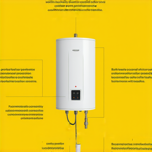 熱水機小知識圖示，介紹熱水機的基本功能與使用技巧，適合準備與外籍老師一對一練習的學習者，提升對熱水機的了解與使用效率。