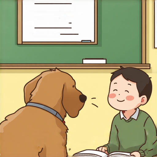 發現牧羊犬的智慧，外籍英文老師一對一教學，學生專心學習英語，互動交流促進英語冒險，創造輕鬆愉快的學習環境。