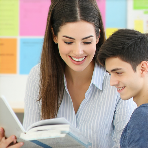 掌握新聞英語的外籍老師一對一教學畫面，學生與老師互動學習，探索新學習體驗，提升語言能力，開啟全球視野，打造流利英文交流技巧。