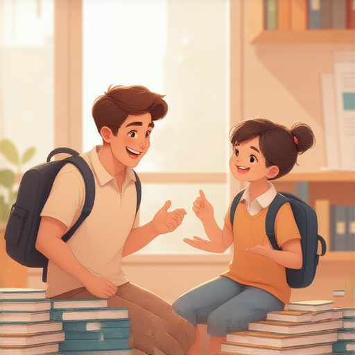 外籍老師和學生在互動中學習英文，面帶笑容，享受一對一教學的樂趣，探索學習過程中的玩耍和交流，提升語言能力的同時增加學習興趣。