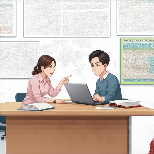 外籍老師與學生進行一對一英語教學，聚焦物質世界的知識與解密，激發學習熱情，探索精彩內容，提升英文能力與理解力。