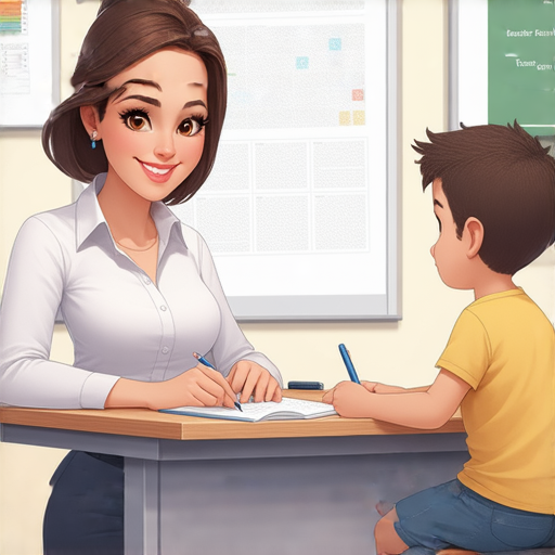 深井學英文零距離互動教學，外籍老師一對一教學場景，學生專注學習，老師耐心指導，促進語言學習效果，提升英語會話能力。