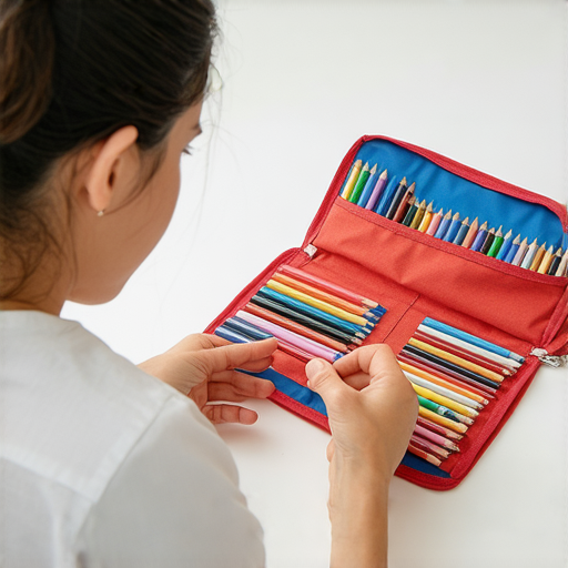 為什麼你的筆袋藏著學好英文的秘密圖片，展示一位外籍老師與學生進行一對一教學，筆袋裡有英語學習工具，強調個別指導的重要性，促進學習效果。