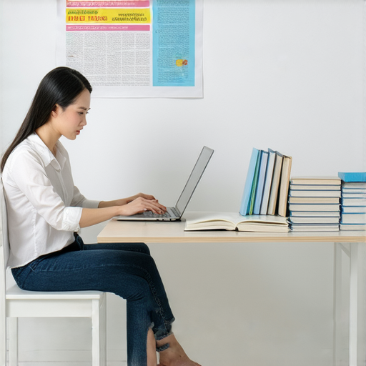 外籍英文老師一對一教學場景，學生專注學習，老師耐心指導，預約免費試堂宣傳標語，展現流利英文學習之旅的開始，提升語言技能。