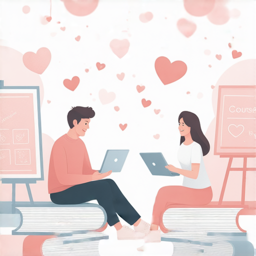 熱戀期英文表達課程推廣圖片，展現外籍老師一對一教學場景，強調提升愛情溝通技巧，讓戀愛更加甜蜜，吸引學員立即報名。