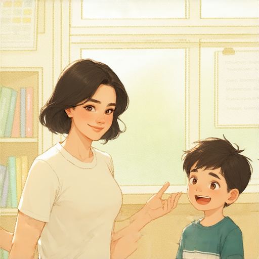 外籍老師一對一教學場景，學生專注聆聽，互動學習英語，展現流利表達的潛力，體驗英語魅力，開啟流利之旅。