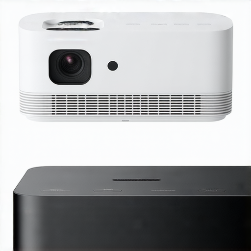 小米投影機3與互動投影機的比較圖，展示兩款投影機的外觀和功能。2023年家用投影新選擇，幫助用戶判斷是否升級，提升家庭娛樂體驗。