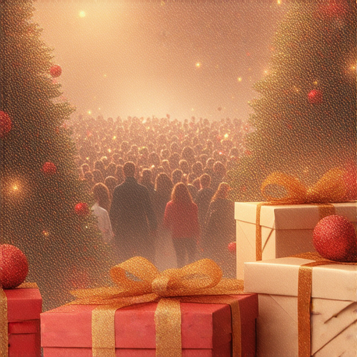 限時慶贈促銷活動圖片，展示精美禮品與驚喜優惠，背景有購物狂潮氛圍，吸引消費者參與，享受購物樂趣，促進銷售，展現購物熱潮與節慶喜慶。