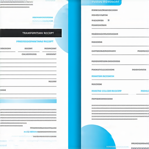 正式收據範本展示，強調其能徹底改變收款方式，包含清晰的收據格式與資訊示範，適合各類商務使用，讓收款過程更高效、更專業。