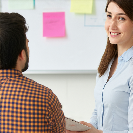 外籍老師一對一教學場景，專注的學員提升英文能力，掌握管理學知識，增強職場競爭力，立即體驗專業英文學習，開啟職涯新機會。