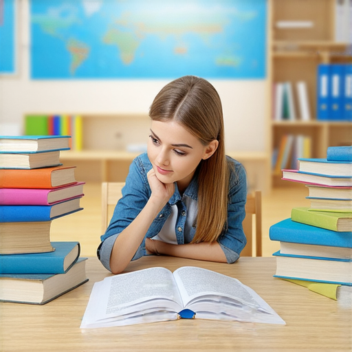 學生與外籍英文老師進行一對一對話，主題是掌握物理與冶療的奧秘，互動熱烈，老師正在指導學生，圖中可以見到書本和筆記，展現學習氛圍。