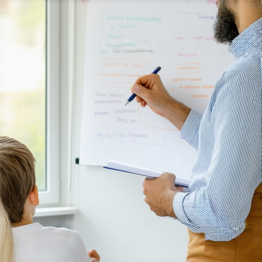 提升英文能力的秘訣，外籍老師一對一教學，學員專注聆聽，筆記學習，創建良好學習環境，解鎖語言潛力，實現流利英文溝通技能。