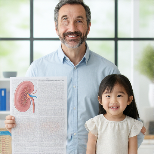 探索腎臟健康的秘密，外籍英文老師與學生進行一對一教學，提升英語能力及健康知識，教室內有健康相關資料及互動學習工具。