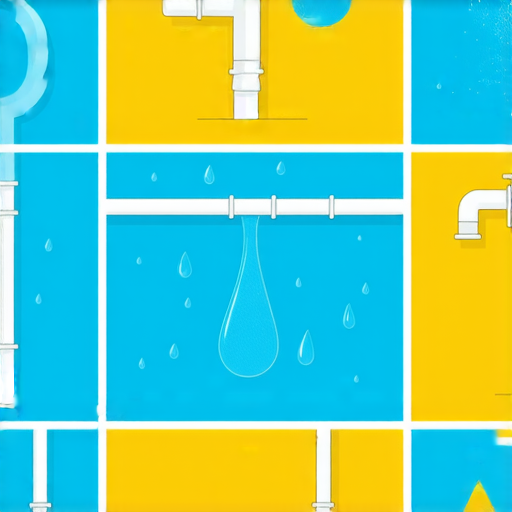 漏水問題示意圖，展示八種常見漏水來源及其解決秘訣，突顯漏水修繕的關鍵點，幫助家庭主婦有效破解漏水之謎，提升居家生活品質。