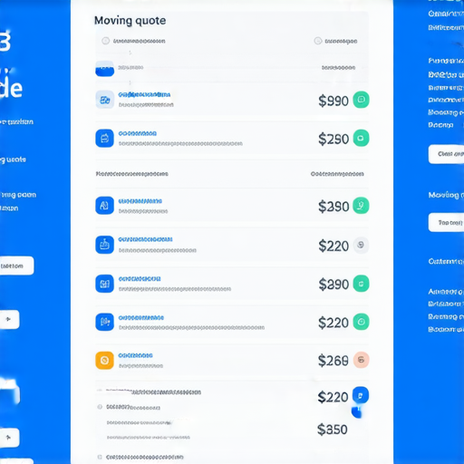 2023搬屋公司比較圖，顯示最便宜報價與顧客評價，幫助用戶選擇合適搬屋服務，包含價格表及滿意度指標，提供便捷搬家解決方案，提升搬家體驗。