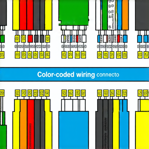 顏色接法電線圖示，展示各種電線顏色與接法，提供清晰的接駁指導，幫助學習者掌握電線接駁技巧，解決接駁挑戰的實用資訊。