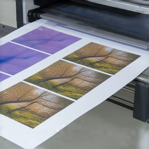 解鎖UV印刷，展示印刷業務提升的魔法，圖片顯示高科技印刷設備，生動印刷樣品，細緻效果，吸引顧客注意，促進業務增長。