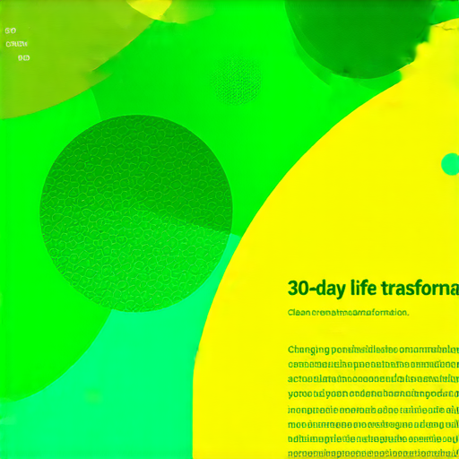 揭開秘密的圖片，展示30天生活改變的計畫，以積極向上的氛圍吸引目光，強調立即行動的重要性，激發讀者探索如何改變生活的好奇心。