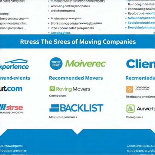 揭開搬運公司的祕密，圖示六大搬屋推薦與黑名單，讓你輕鬆搬遷無憂，展示搬屋公司標誌、服務內容及客戶評價，為你的搬遷選擇提供指引。