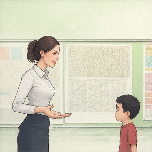 活著！學英語的秘密在這裡，顯示一位外籍老師與學生一對一互動，專注學習英語，呈現生動的教學環境，吸引人心，探索有效的學習方法，提高語言能力。