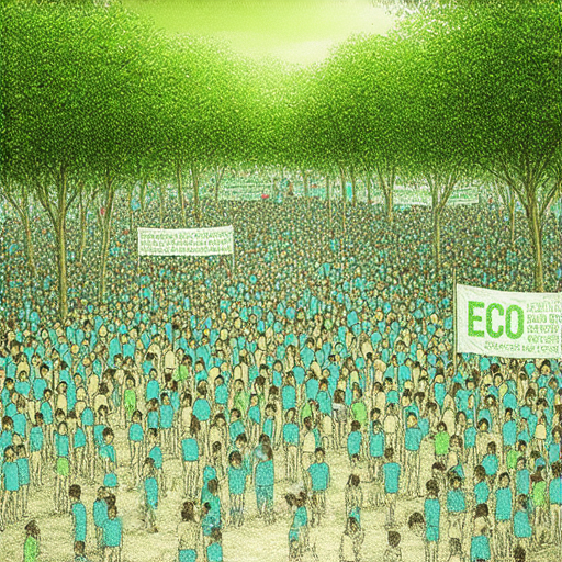 探索環保新時代的活動吸引了大量參與者，大家積極參與各種互動環節，為保護地球盡一份力，展現環保意識與行動。