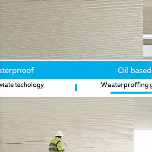 天花板防水處理過程，其中工人塗抹防水材料，強調油防水技術的效果，展示如何讓天花板永不漏水，促進用戶點擊了解更多資訊。