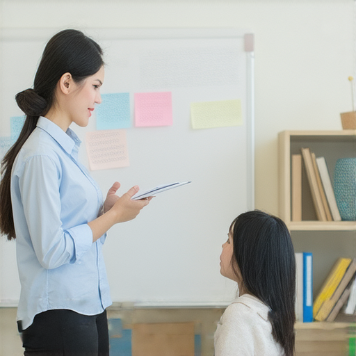 教師與學生在一對一教學中互動，外籍英文教師專注教學，學生專心學習，象徵流利英語之路的啟程，邀請報名個別授課，掌握學習訣竅。