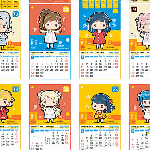 2025年曆大揭秘：你不可錯過的印刷與卡通設計！探索無限可能！