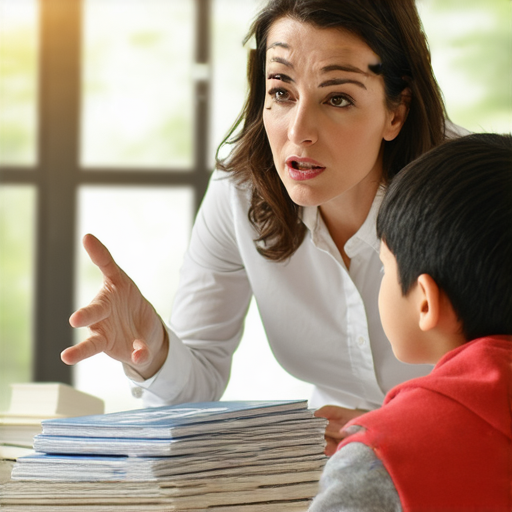 外籍英文老師與學生一對一互動，展示眉毛的文化意義，背景為教室環境，桌上擺放著課本與筆記，強調探索文化背後的秘密與眉毛的多元含義。