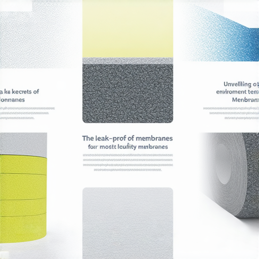 揭開防漏膜的秘密，展示不同防漏產品及其使用技巧的圖片，強調哪種防漏產品最值得信賴，突顯防漏膜的效果與優勢。