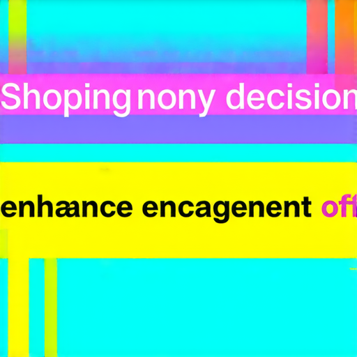 廣告Banner展示多種購物產品，吸引消費者的眼球，使用色彩鮮艷的設計及引人注目的口號，揭示其如何影響購物決策，促進消費意願。